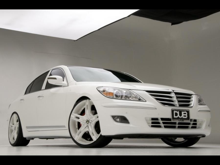  Hyundai Genesis White Edition by DUB Magazine 2008 года  (фото 17 из 18)